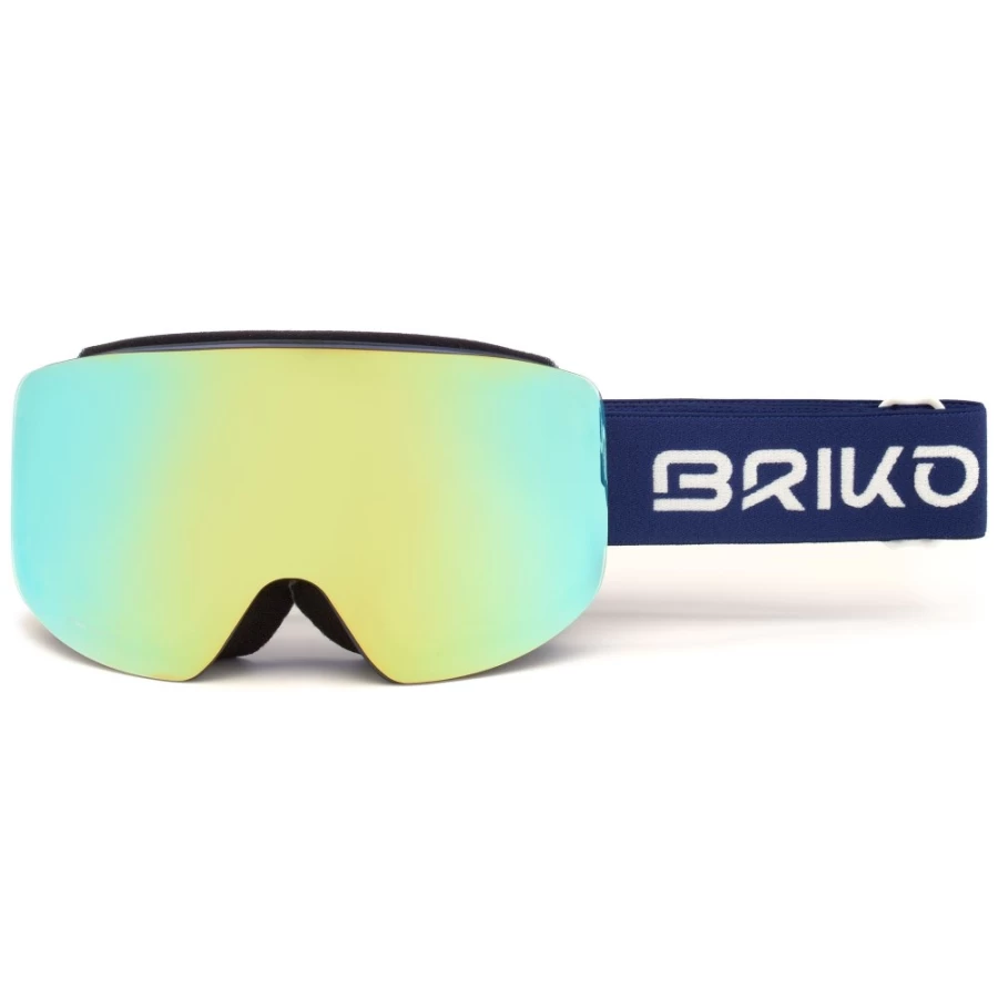 Briko Borealis Magnetic 2 Lenses - Blue Cloud Burst-Ym2P1 Ski Goggles for Enhanced Visibility