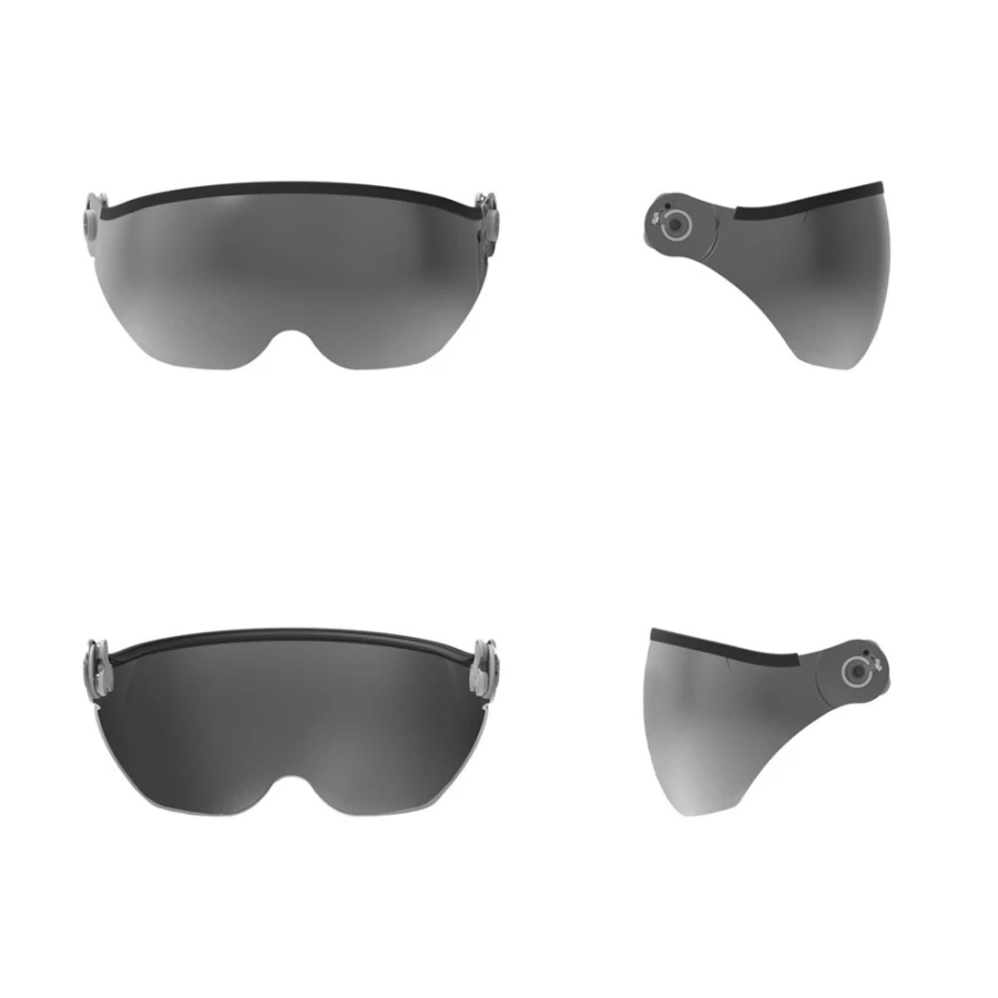 Briko Smoke Lens Visor for Cycling & Sports – UV Protection & Anti-Glare Shield