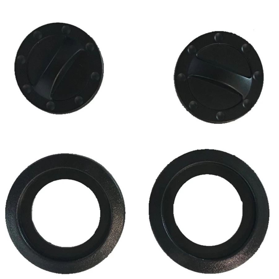 Briko Black Visor Screw - Replacement Motorcycle Helmet Screw for Secure Visor Attachment