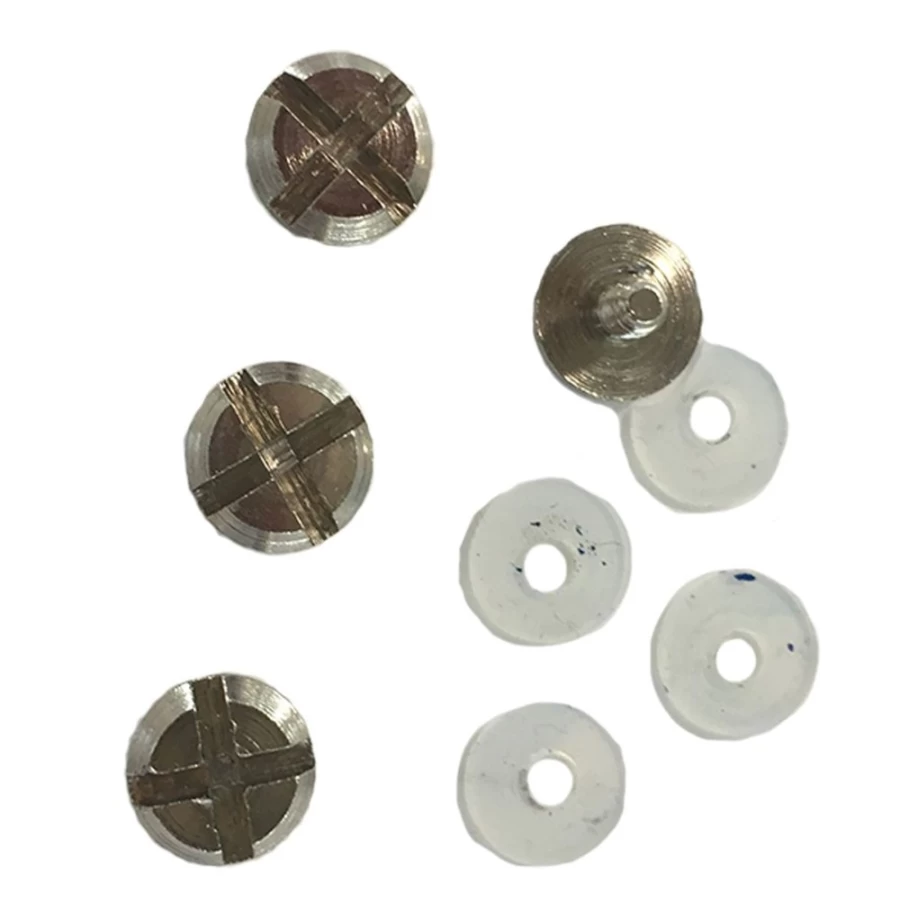 Briko Black Chinguard Screw and Washer Set for Helmets